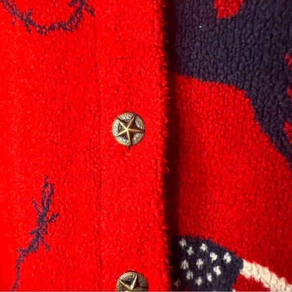 Vintage Circle T Roughrider Western Shacket Shirt Button Down Horse Cowgirl - Picture 9 of 13